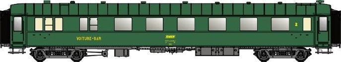 MW40386 SNCF Personenwagen-Set 3-tlg Ep.4a