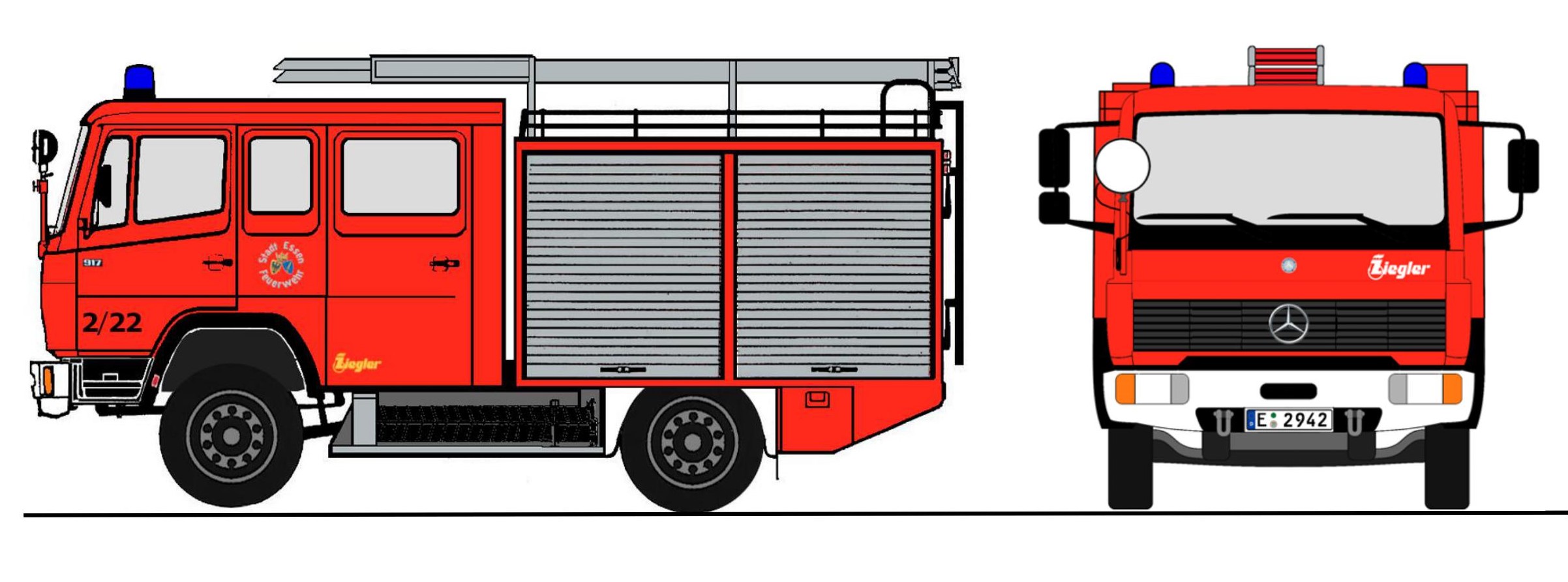 4063 MB 917 AF/Ziegler FF Essen LZ Kettwig
