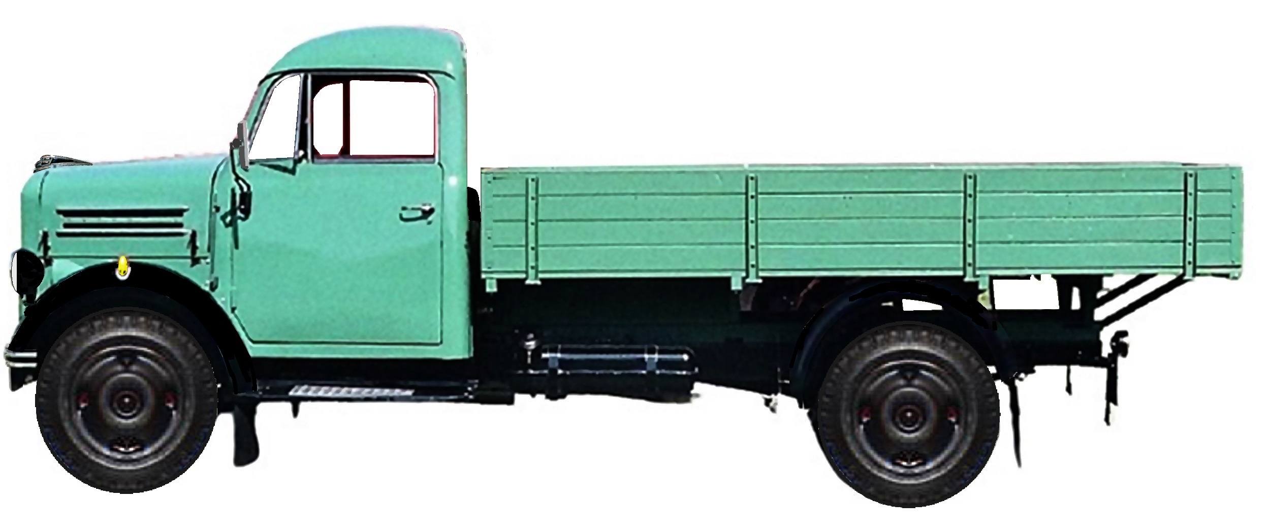 NA88433 Borgward B1250 Hochpritsche grün