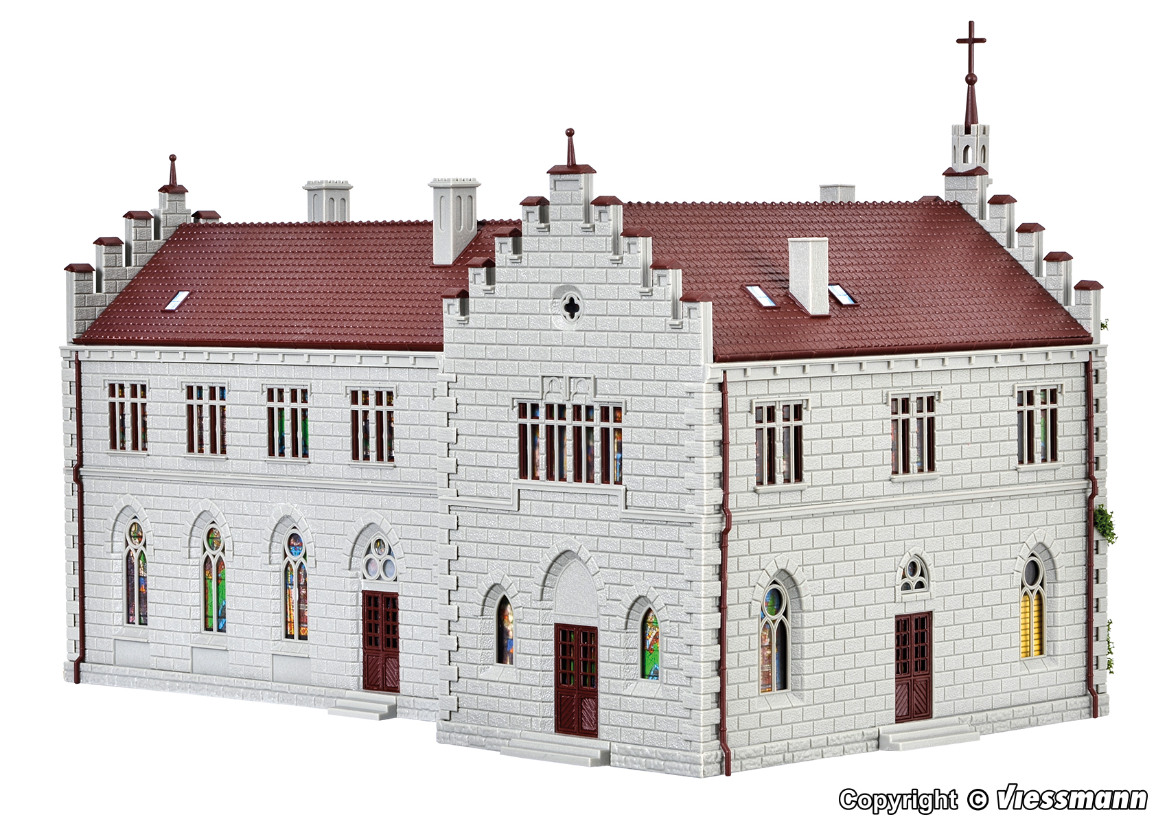 43860 H0 Klosteranlage mit Friedhof