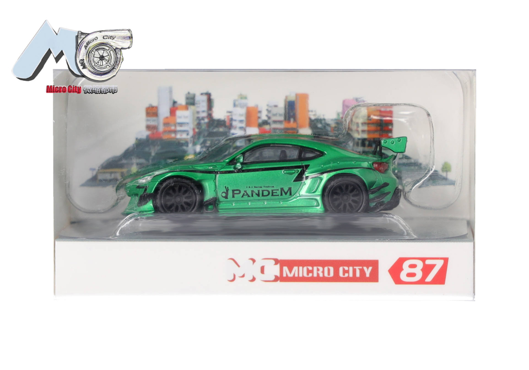 Herpa 87MC000072 MicroCity: Toyota GT86 grün