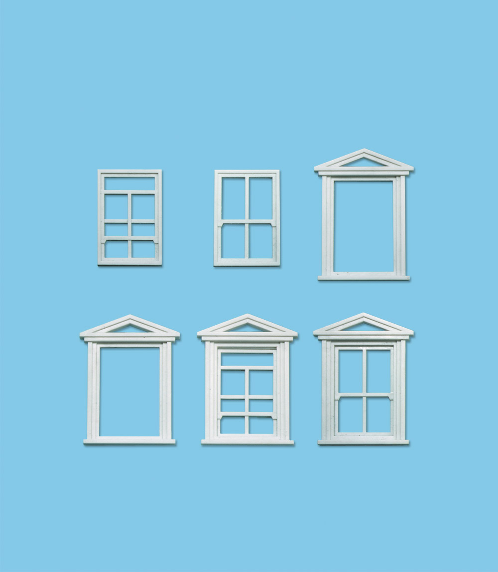 LK-756 Fenster + Rahmen  8 St.