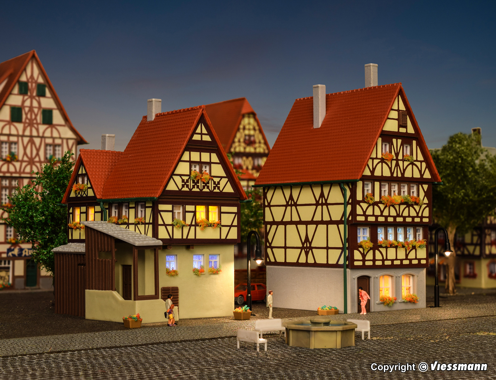 Kibri 37100 Fachwerkhaus und Torhaus