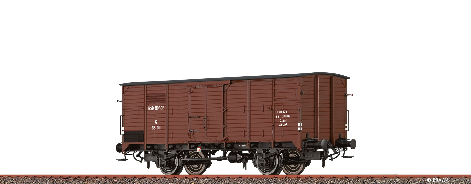 49885 NSB gedeckter Güterwagen G 10 Ep.3
