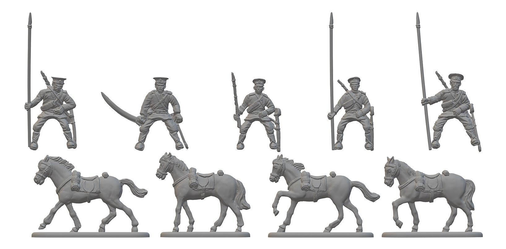 HäT - Hat Toy Soldiers 8314 WWI Russische Kavalerie