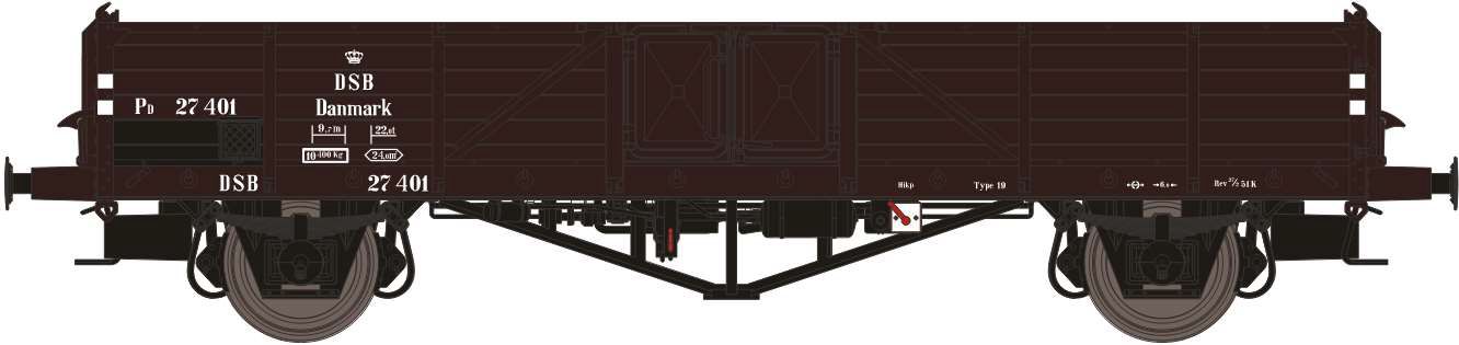 DK-873061 DSB offener Güterwagen PD 27401 Ep.3