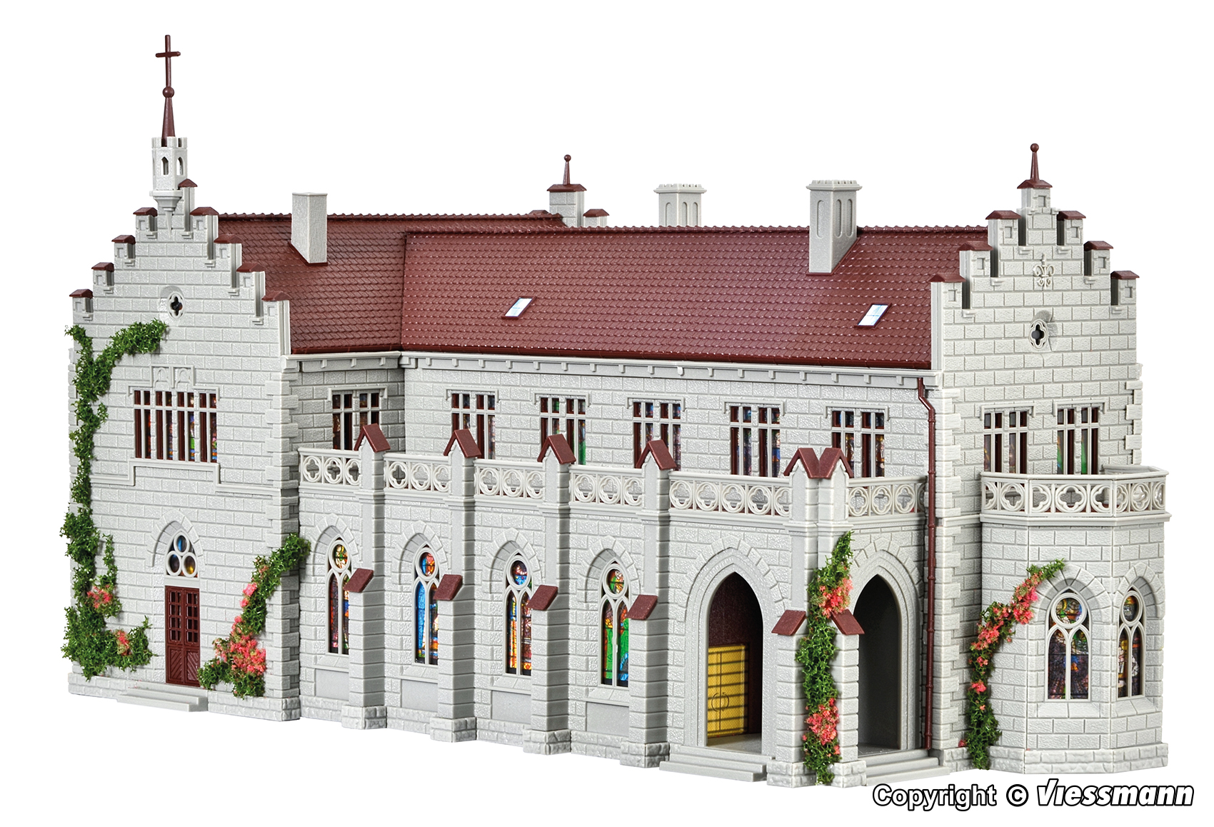 43860 H0 Klosteranlage mit Friedhof