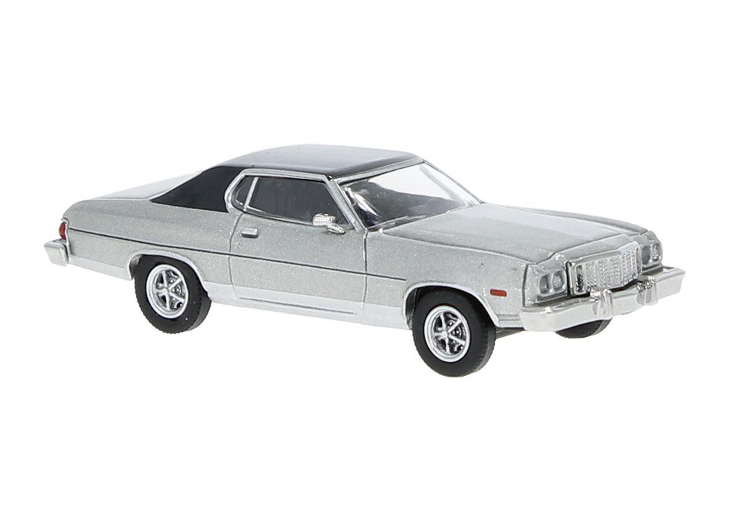 19734 Ford Gran Torino silber/schwarz