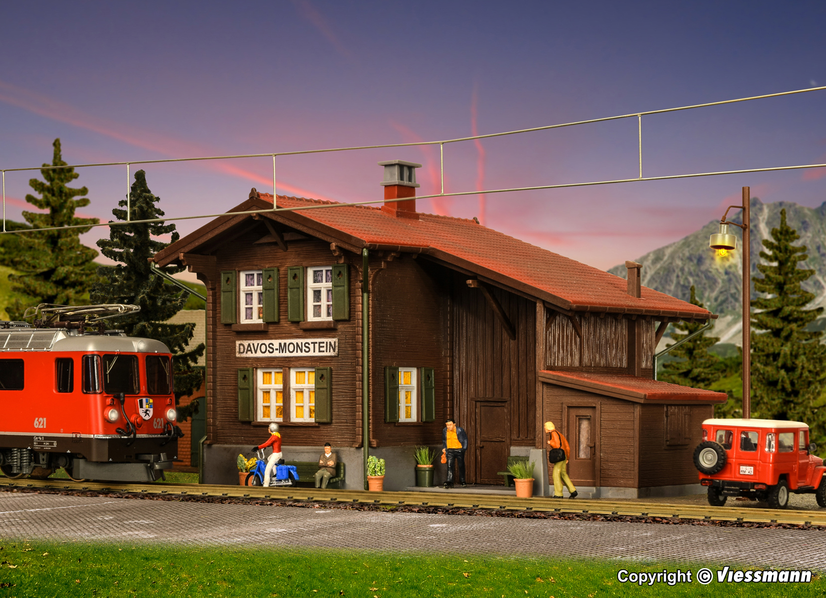 Kibri 39493 Bahnhof Davos-Mon