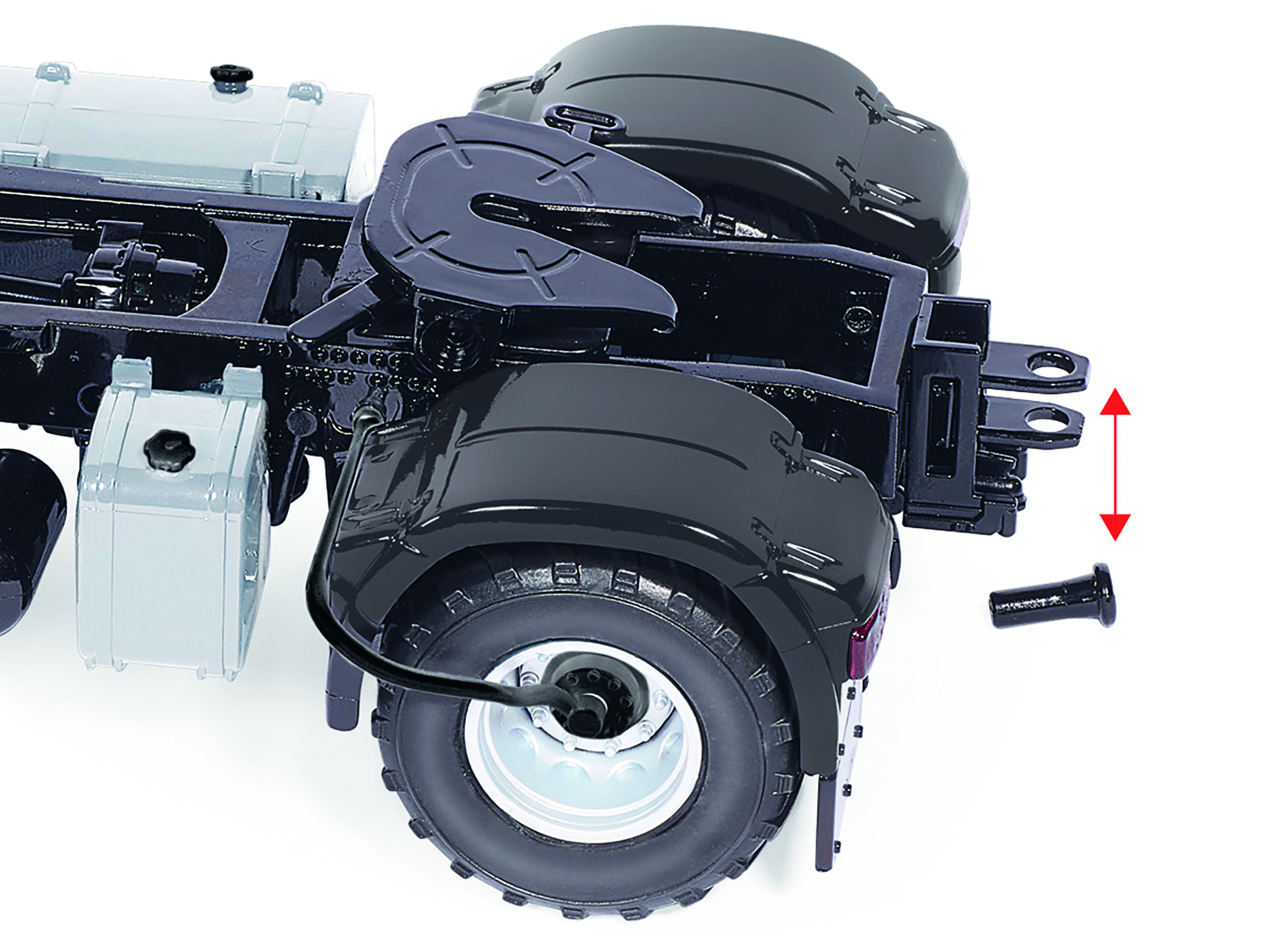 Wiking 077650 MAN TGS 4x4 SZM (2a) resedagrün