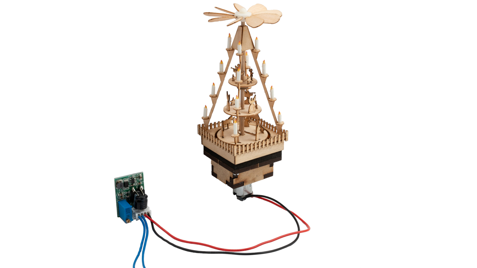 66413 micro-motion Weihnachtsmarkt-Pyramide