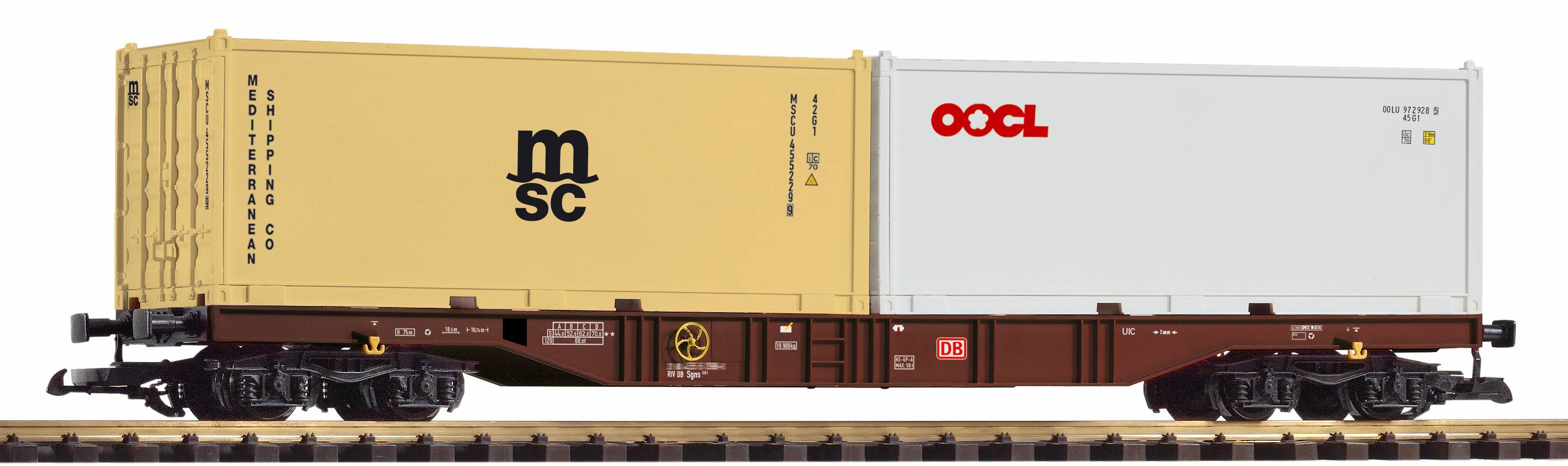 Piko 37754 DBAG Containertragwagen Ep.6