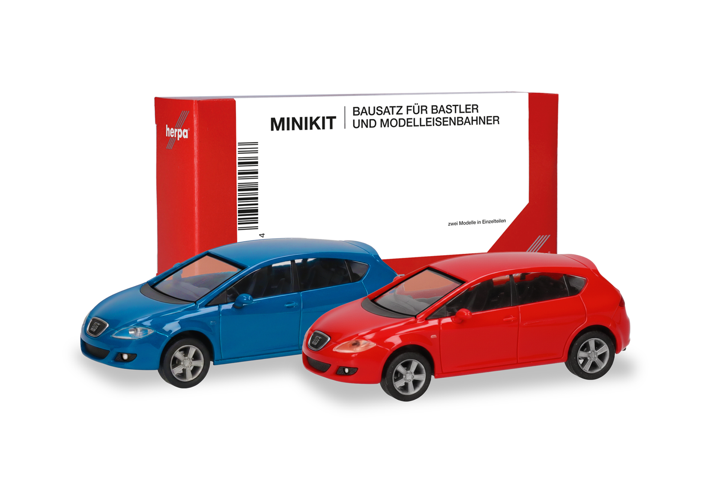 013970-003 MiniKit: Seat Leon II blau/rot