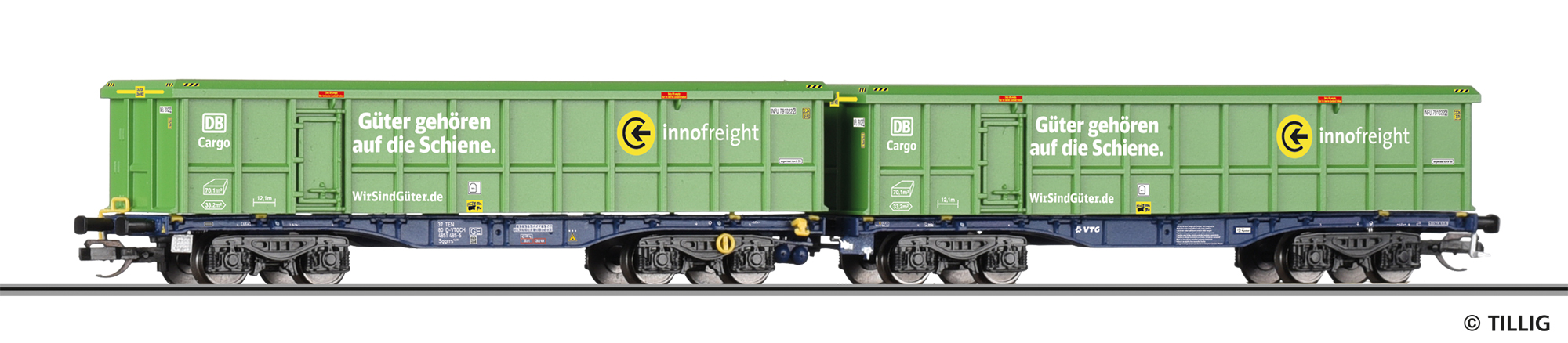 15082 Doppeltragwagen InnoWaggon der VTG
