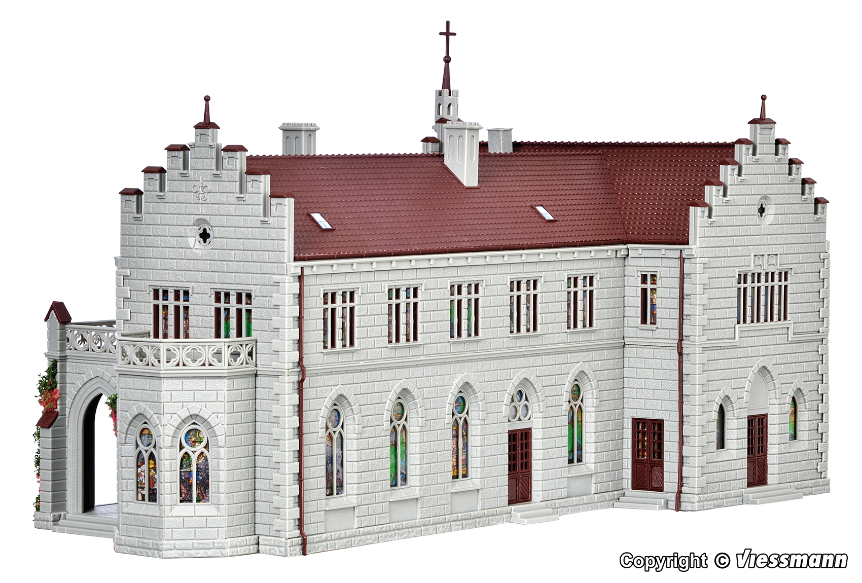 43860 H0 Klosteranlage mit Friedhof