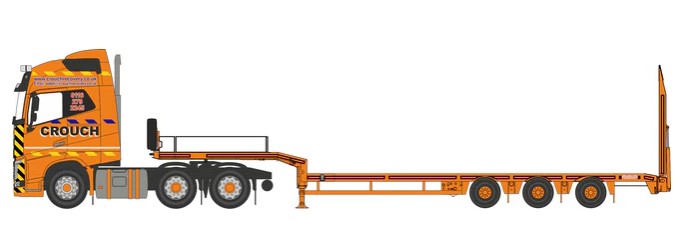 NVOL4013 Volvo FH4 Semi Low Loader Crouch Recover