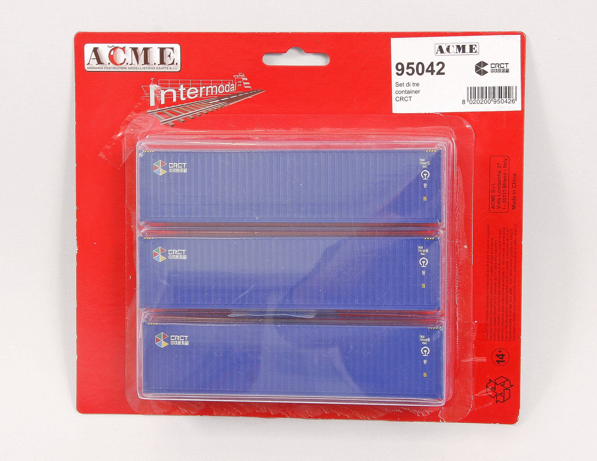 ACME 95042 CRCT Container 40 ft Set 3-tlg.