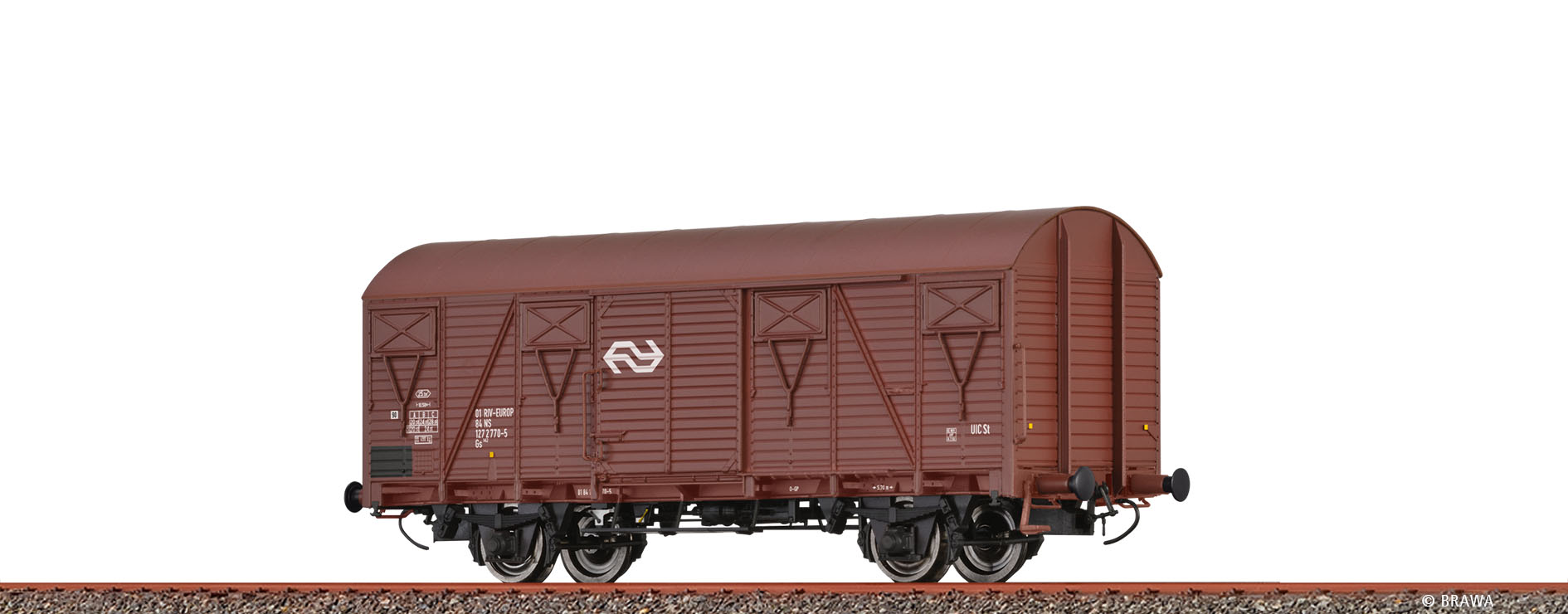 Brawa 50118 NS gedeckter Güterwagen Ep.5