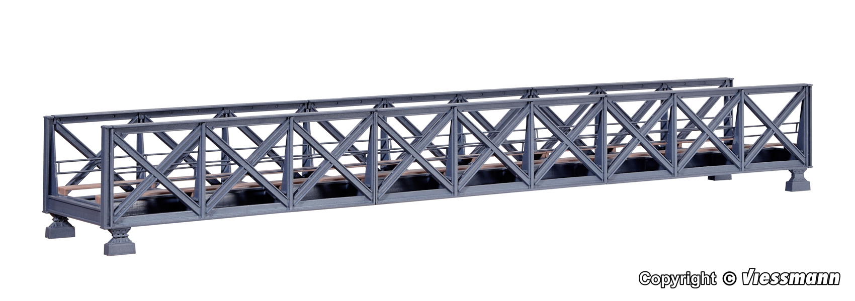 39702 Stahlbrücke Fachwerk, eingleisig