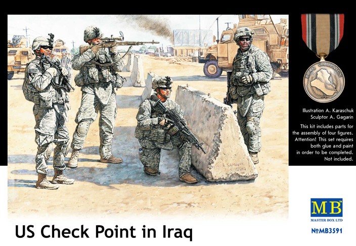 MB3591 US Army in Iraq, Check Point
