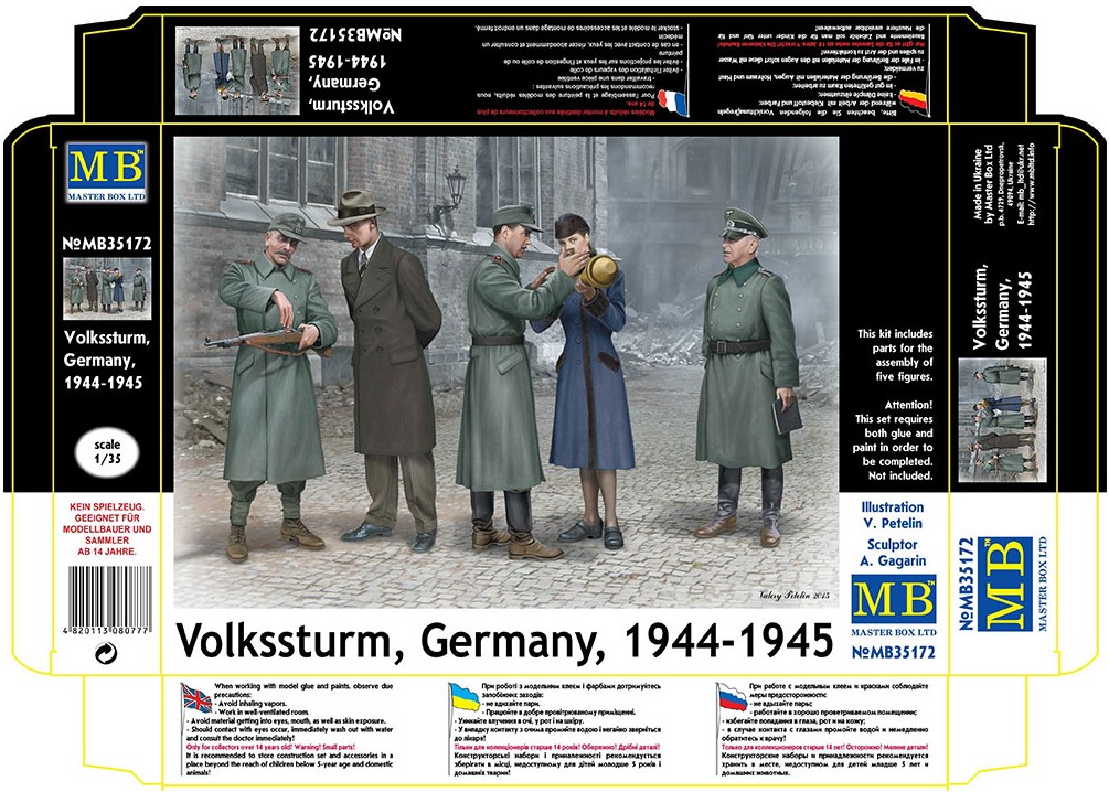 Master Box Ltd. MB3517 German Captives 1944