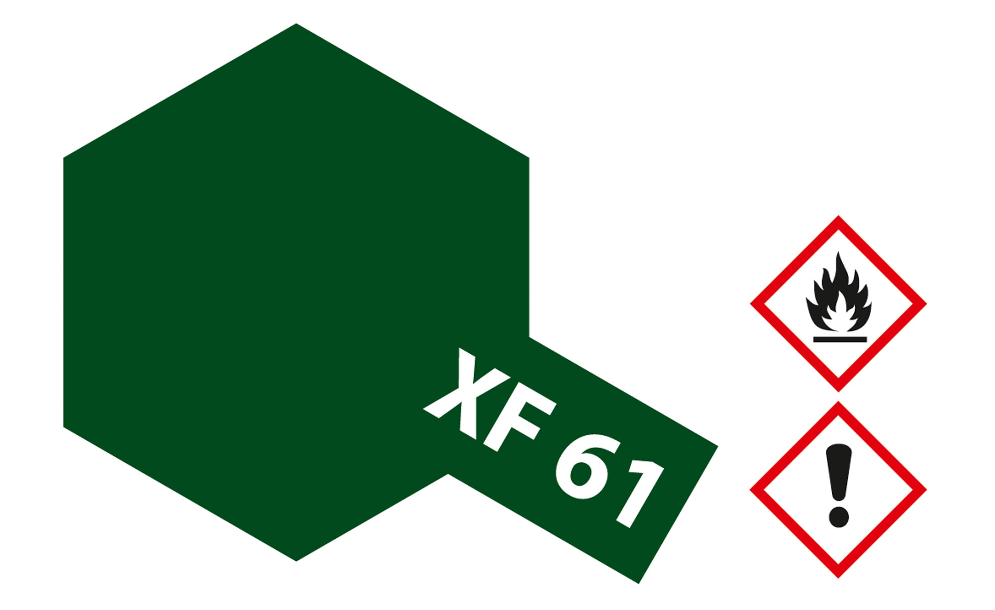81361 XF61 - Dunkel-Grün matt 23ml