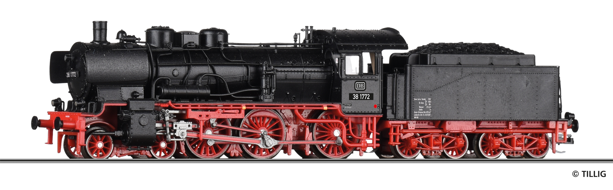 02036 Dampflok BR 38.10 der DB