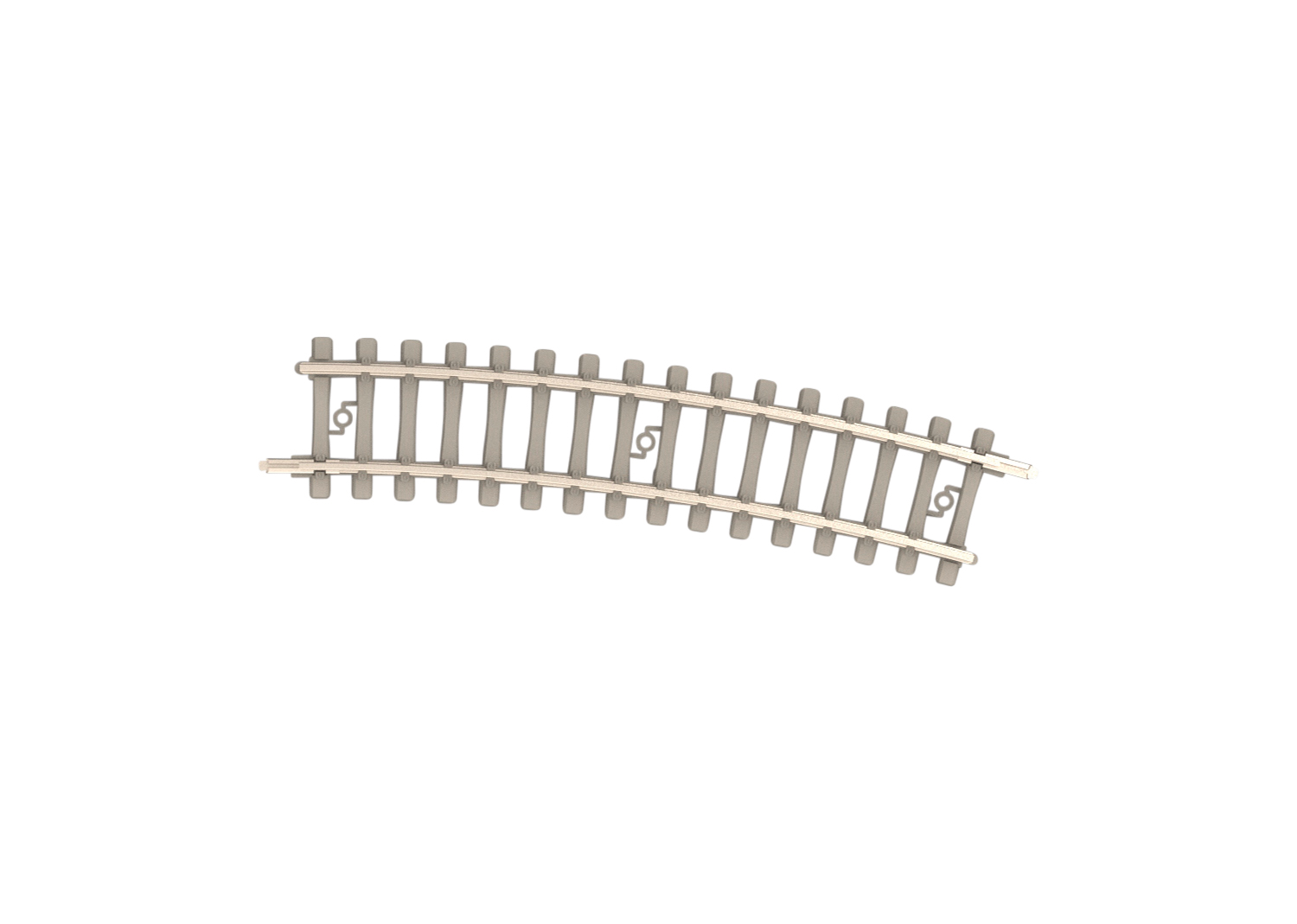 14511 Gebogenes Beton-Gleis R2a 261,8 mm 15°