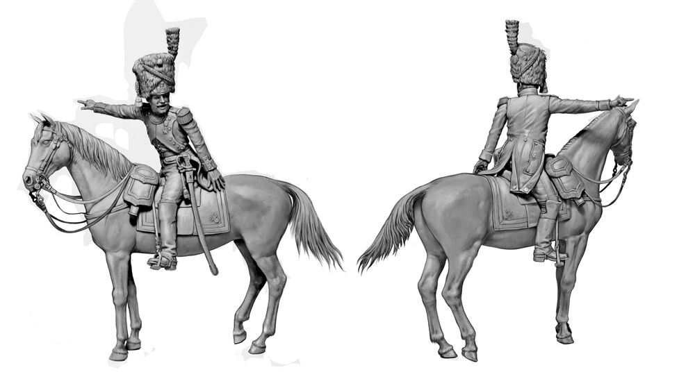 Master Box Ltd. MB32025 Napoleonic Wars Era. Officer