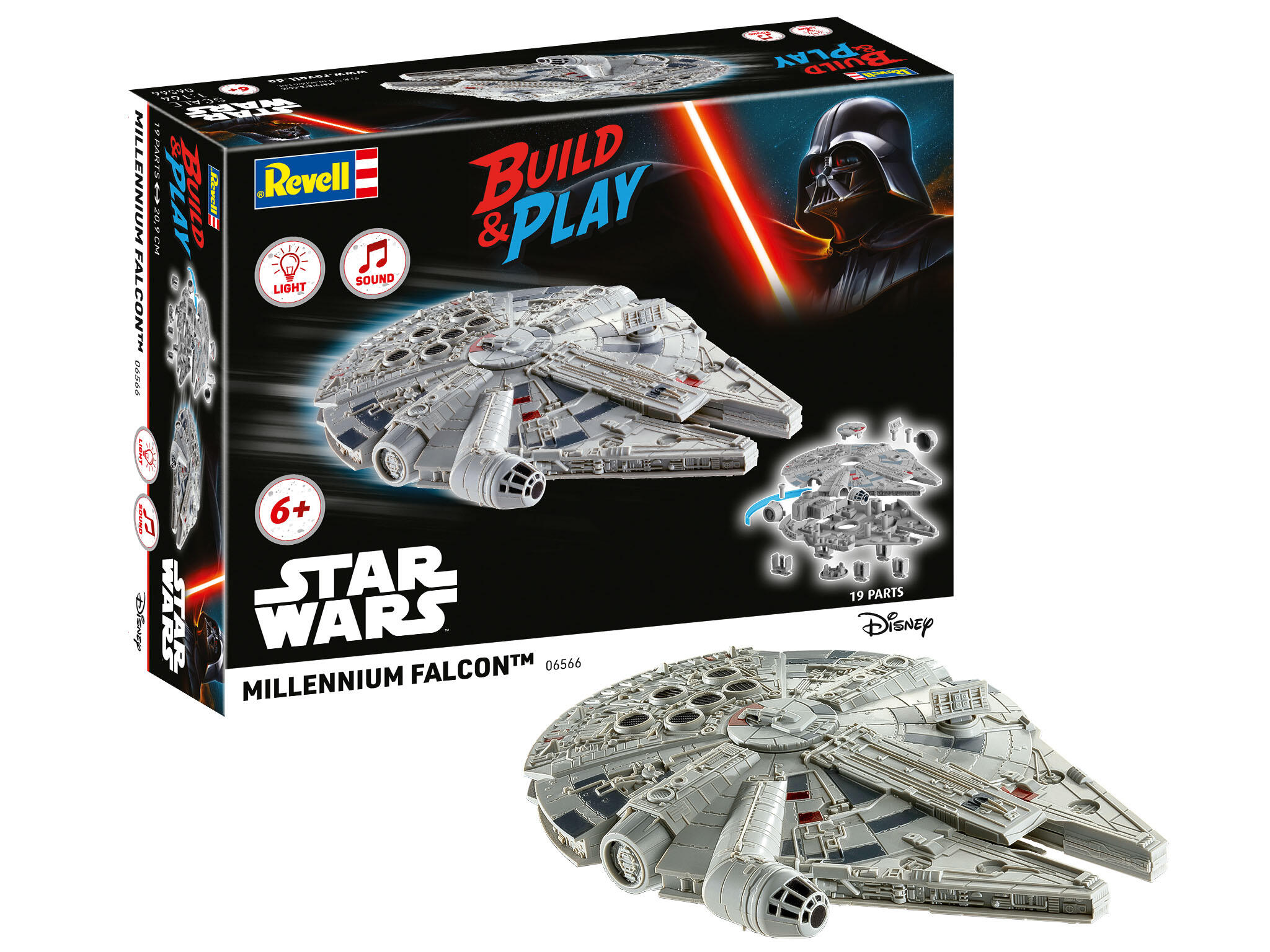06566 Millennium Falcon (Light/Sound): Build