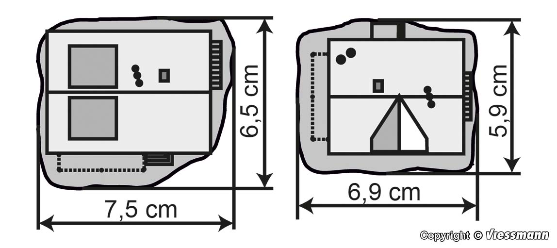 Kibri 36406 Fachwerkhäuser, 2 St.