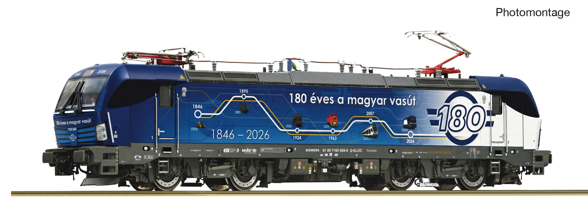 Roco 7520230 MAV E-Lok 7193 658-0 Ep.6 AC