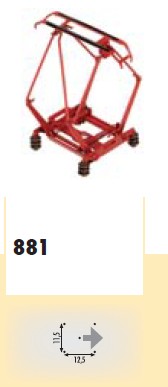 Sommerfeldt 881 DR Stromabnehmer rot