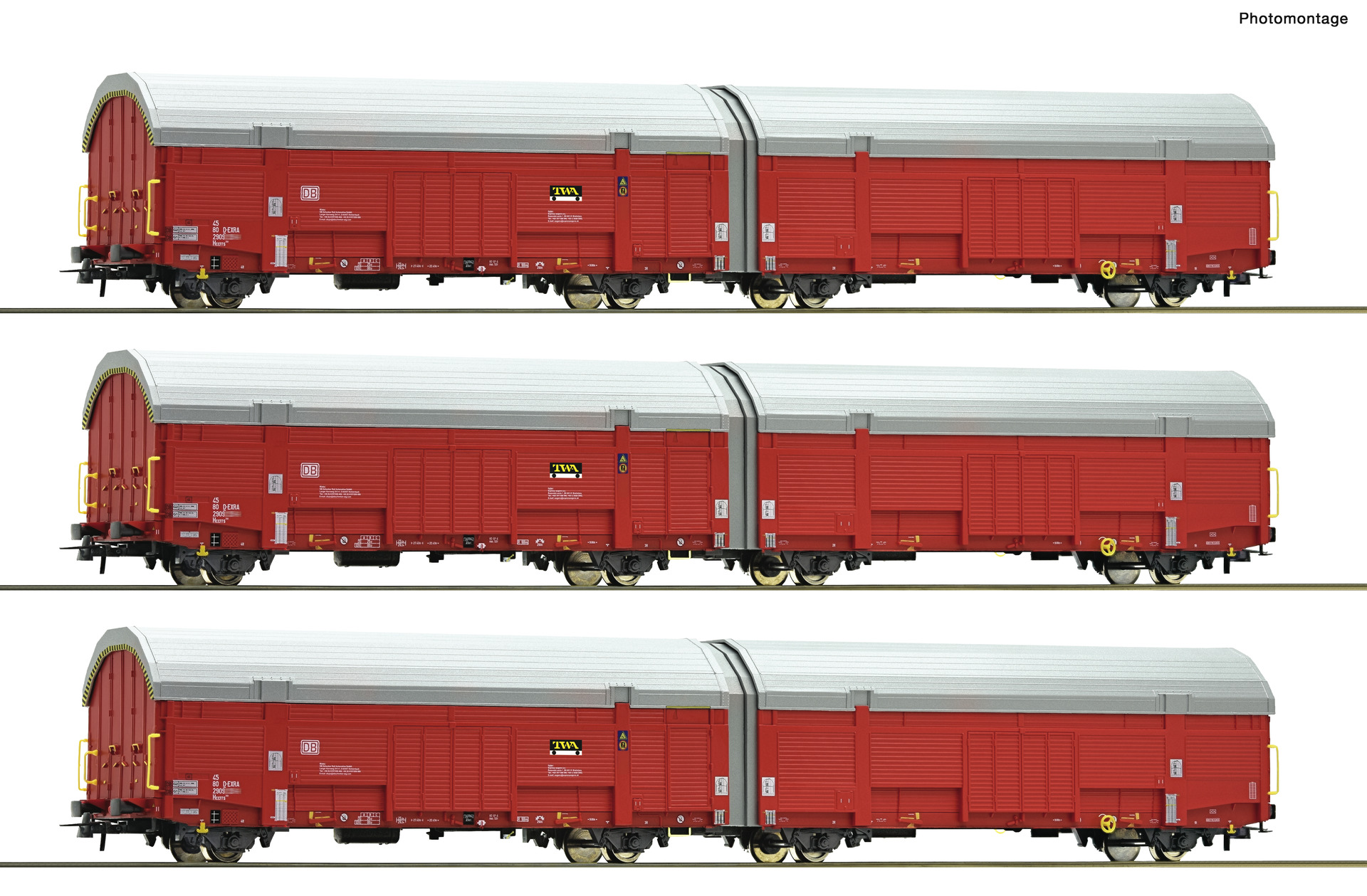 6600393 DB AG Autotransportwagen-Set 3-tlg. Ep.6