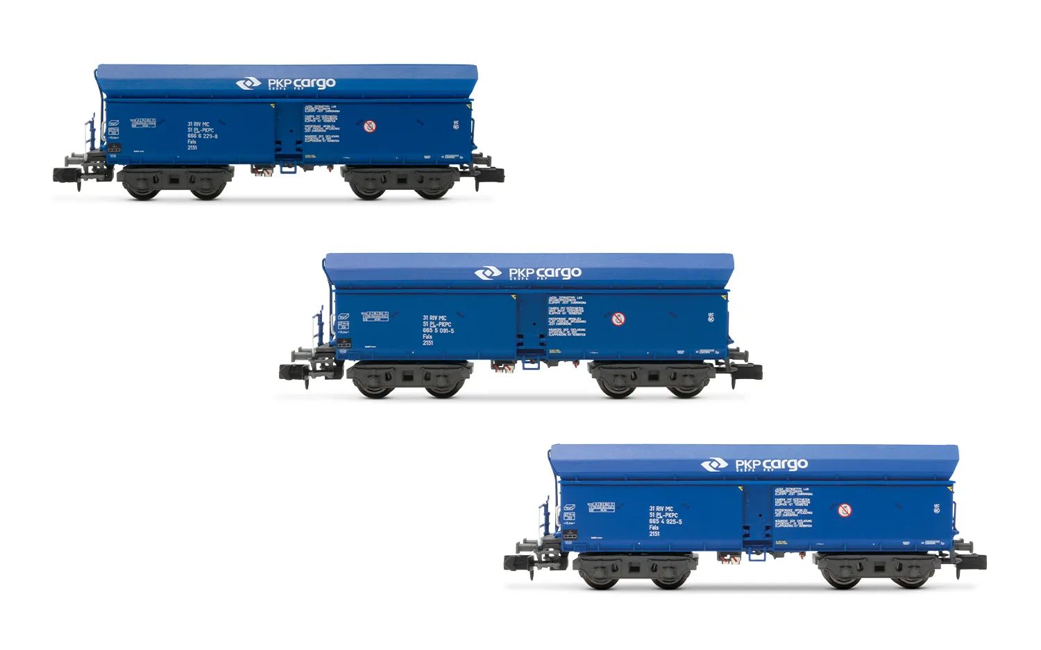 HN6565 PKP Cargo Selbstentladewg-Set 3-tlg Ep.6