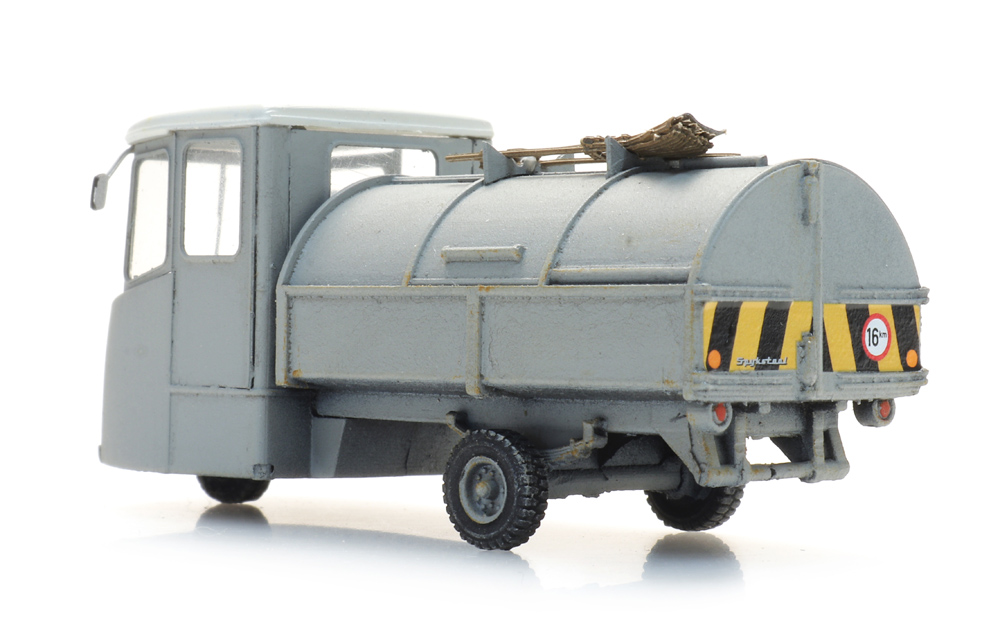 Artitec 387.333 Spijkstaal Pritschenwagen m. Müllcontair