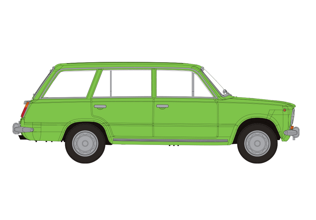 27268 Lada 2102 Kombi hellgrün