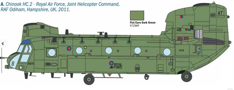 Italeri 2779 Chinook HC.1 / CH-47D