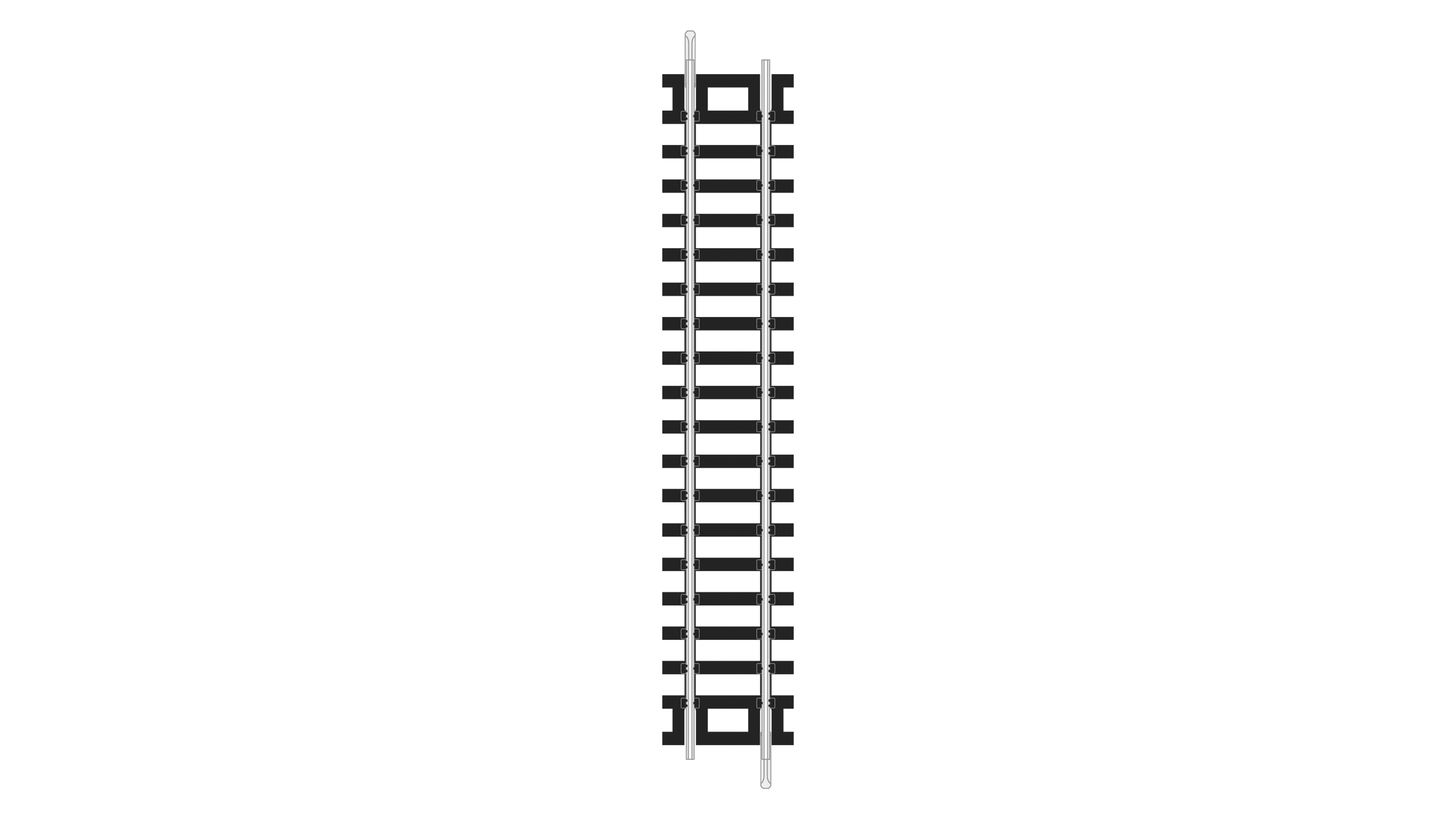 ST1271 C55 Gleis gerade 118 mm, (4)