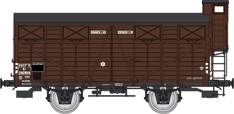 WB-692 SNCF gedeckter Güterwagen OCEM 19 Ep.3b