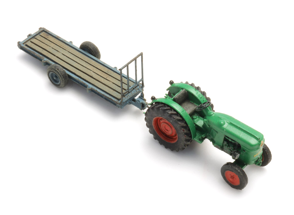 Artitec 316.155 Deutz D30 Obstgartentraktor mit Anhänger