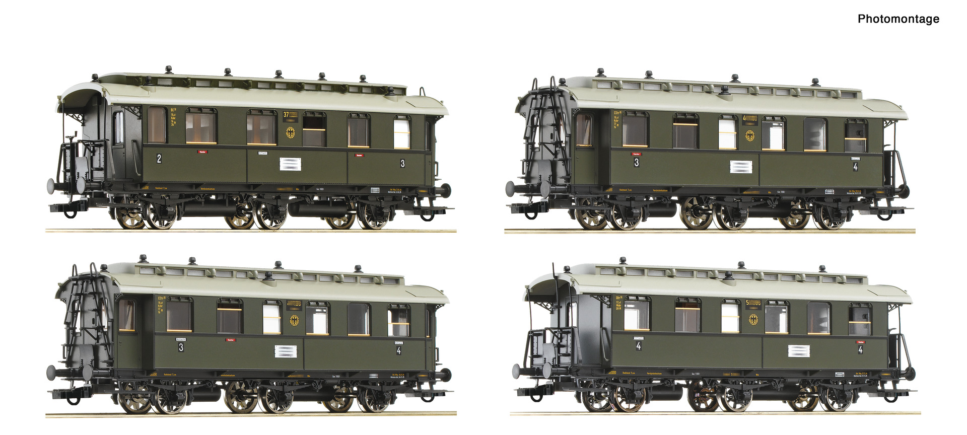 6200296 DRG Personenwagen-Set 4-tlg. Ep.2