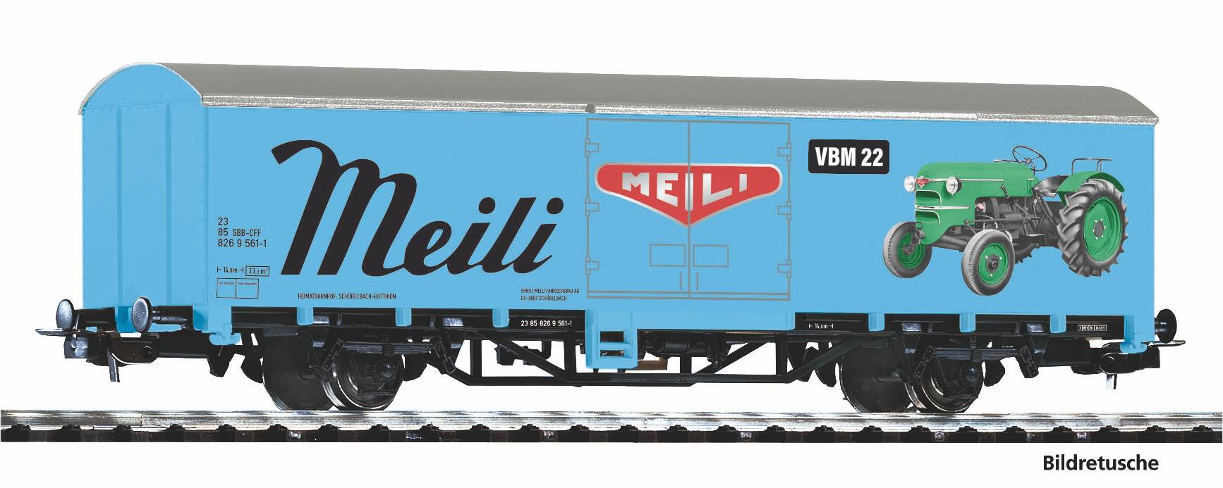 Piko 27728 SBB ged. Güterwg. "Meili Traktoren" Ep.6