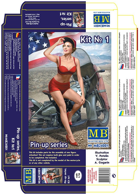 MB24001 Pin-up series, Kit No. 1 Marylin