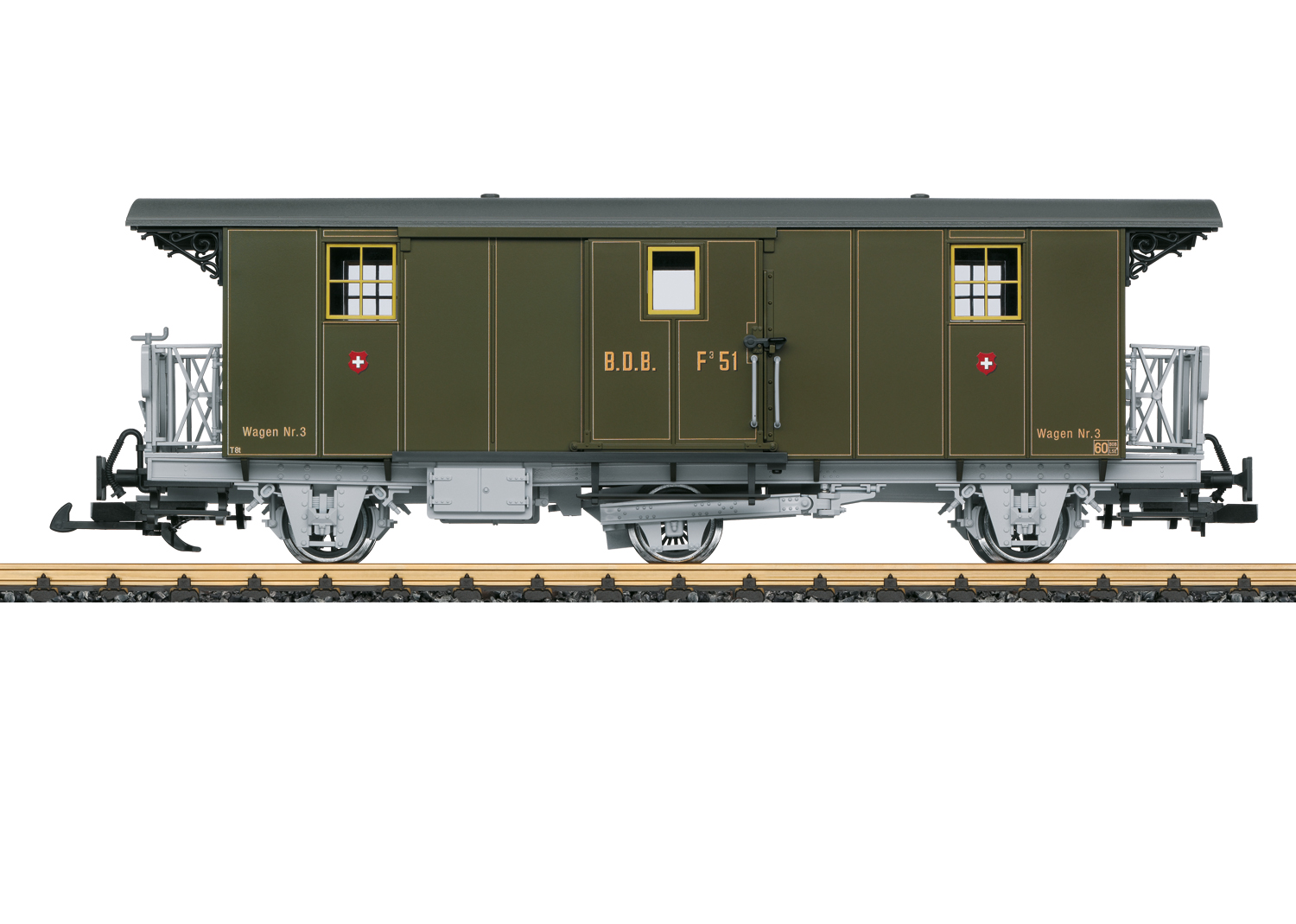 41331 BDB Gepäckwagen F 51 Ep.6