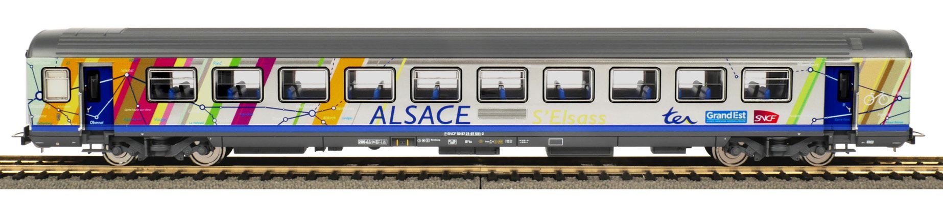 97143 SCNF Alsace Personenwagen-Set 2-tlg Ep.6
