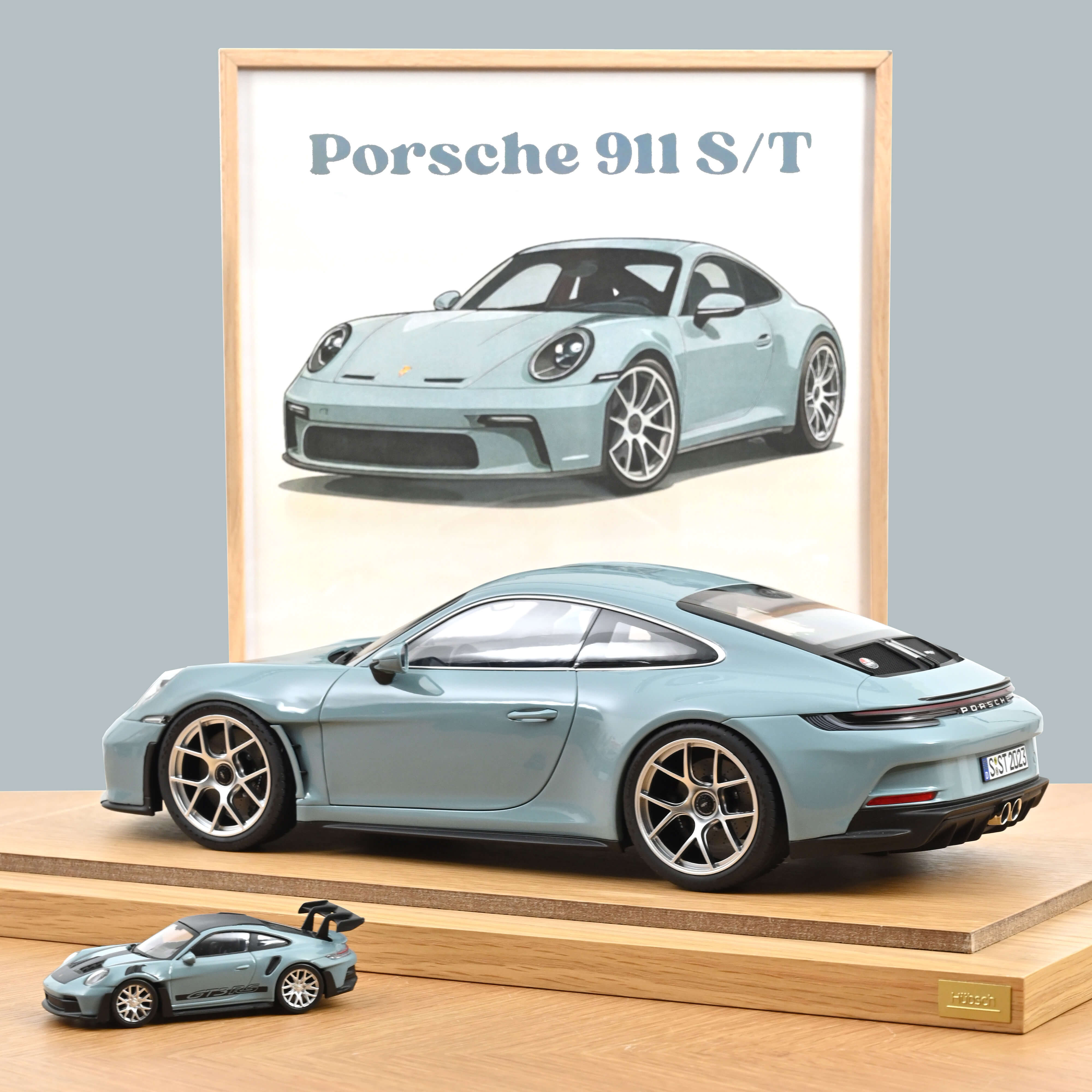 Norev 127550 Porsche 911 S/T meissenblau (2023)