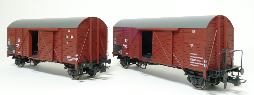 Exact-train 23600 DRB ged. Güterwagen Set 2-tlg Ep.2