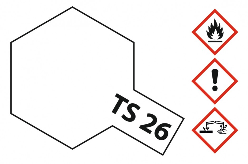 85026 TS26 - Spray Weiss glanz 100ml (gl)