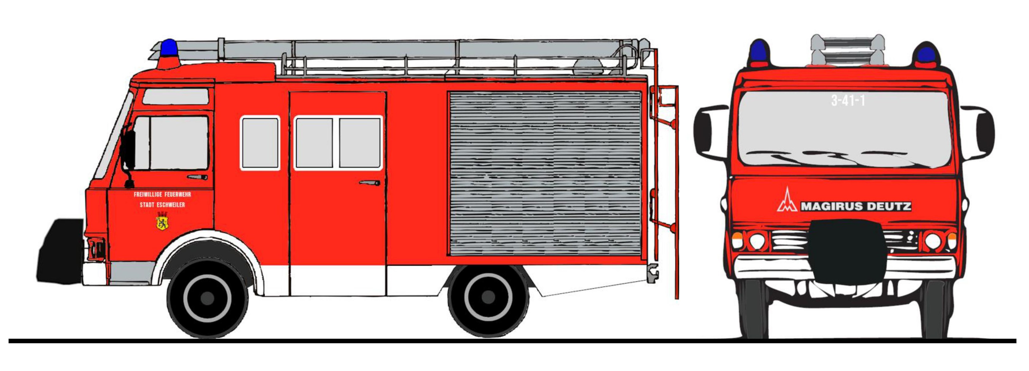 4057 Magirus Deutz 90M5 LF8 FF Eschweiler